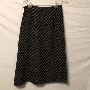 Talbots Silk Skirt